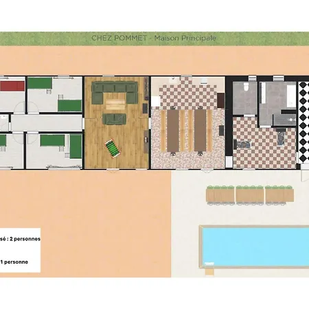 So Chez Pommet 03 - Piscine Chauffee - Basket - Sauna 2h Lyon - 30p Villa Lenax
